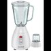 Blender 2 in 1 cu bol de sticla Hausberg HB-7761AB lama din otel inoxidabil, capacitate 1,5L, Alb